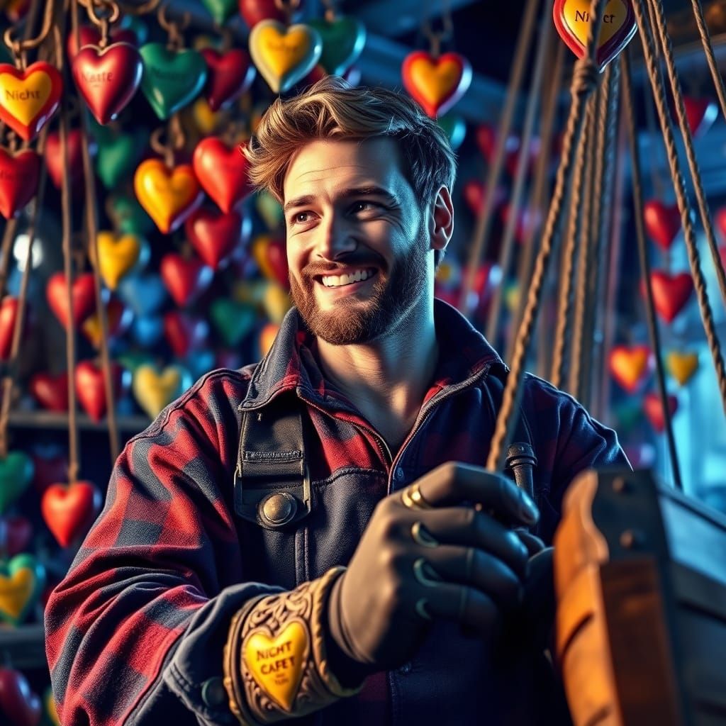 Gothic Shipwright in NightCafé Wonderland