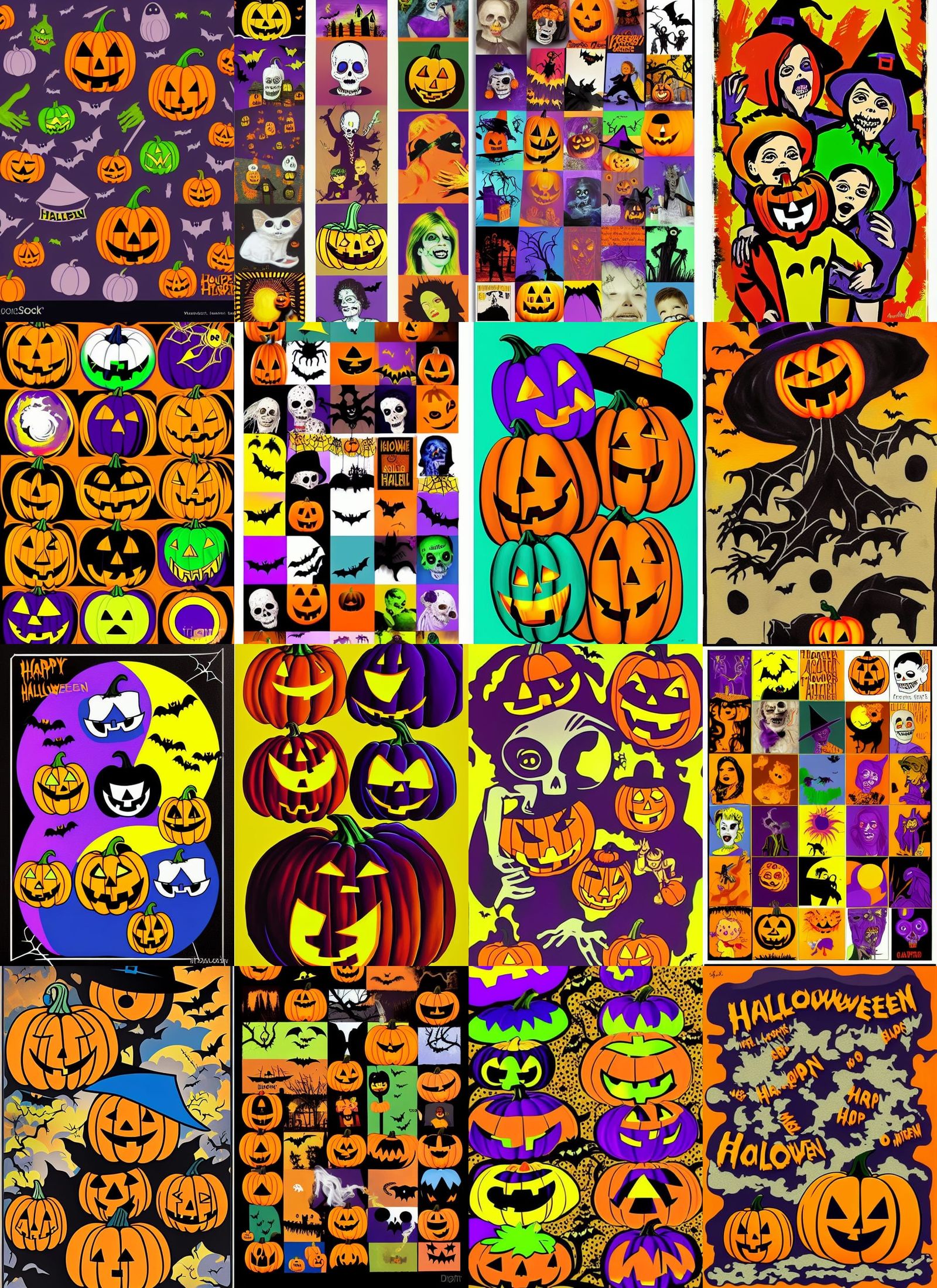 Halloween Pop Art Image
