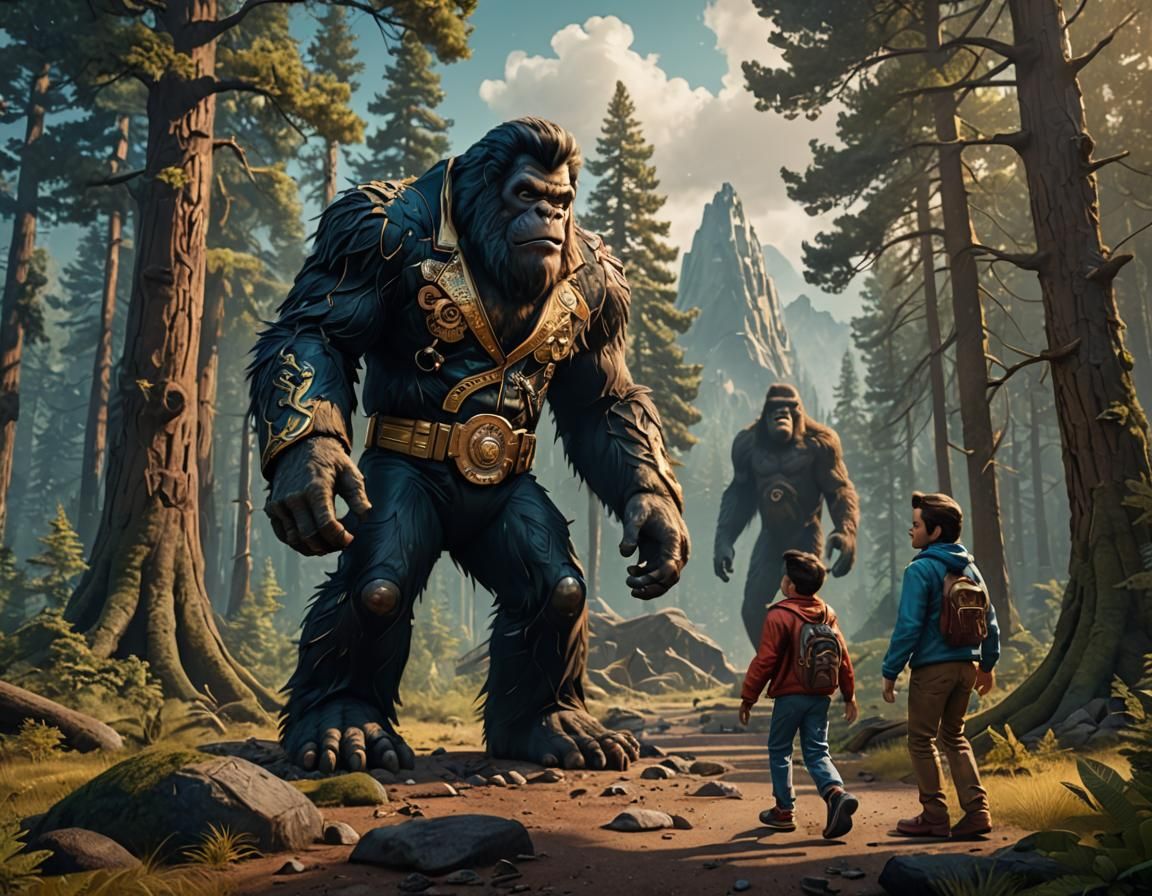 Bigfoot Elvis impersonator