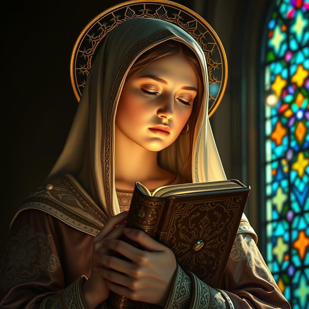 Ethereal Saint in Ornate Glory