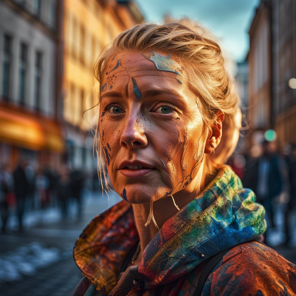 a Finnish woman in Helsinki by Per.