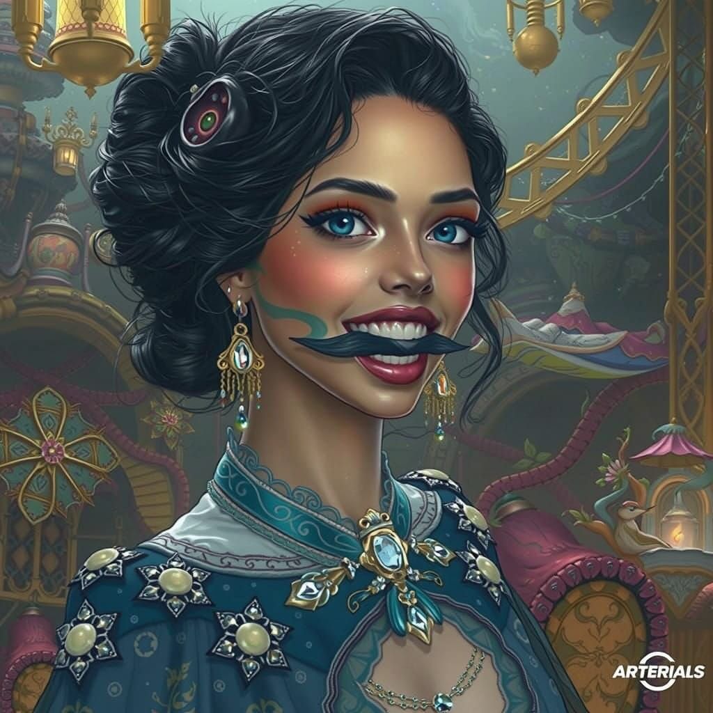 Ethereal Fantasy Queen in Mystic Forest