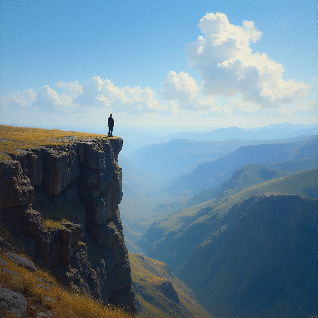 Endless Vista: A Majestic Landscape Painting
