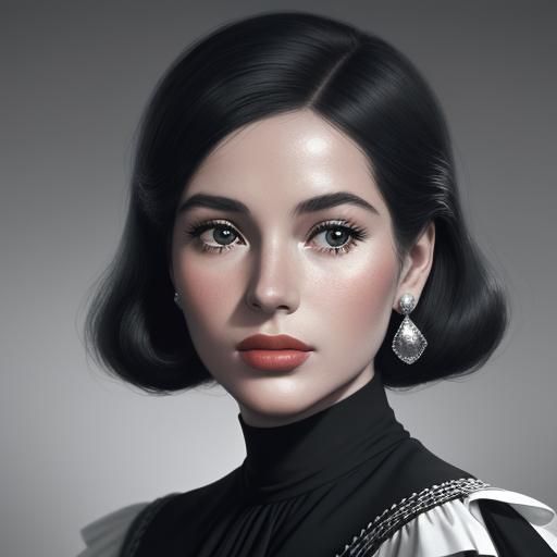 1960s Italian Fashion Portrait in Kodak Tri-x Style