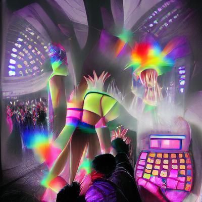 Vibrant Rave Culture Scene