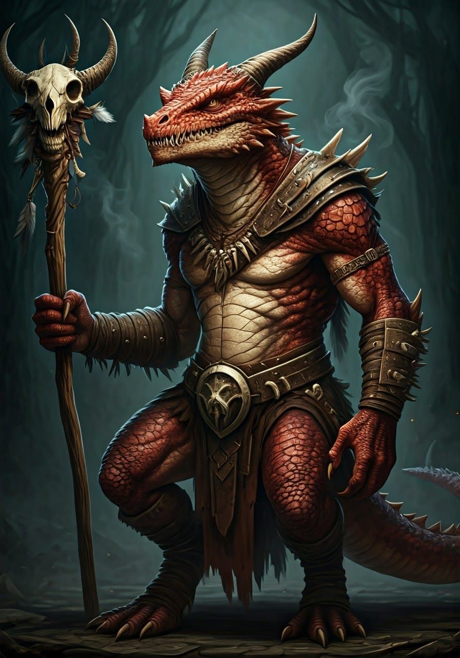 Kobold Shaman in Primeval Forest