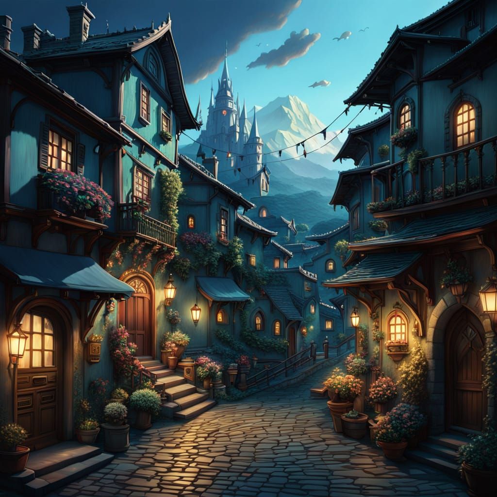 Mystical Creature in Intricate Gothic Style