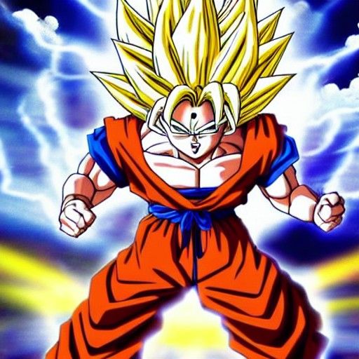 Goku Super Saiyan 3 in Divine Light