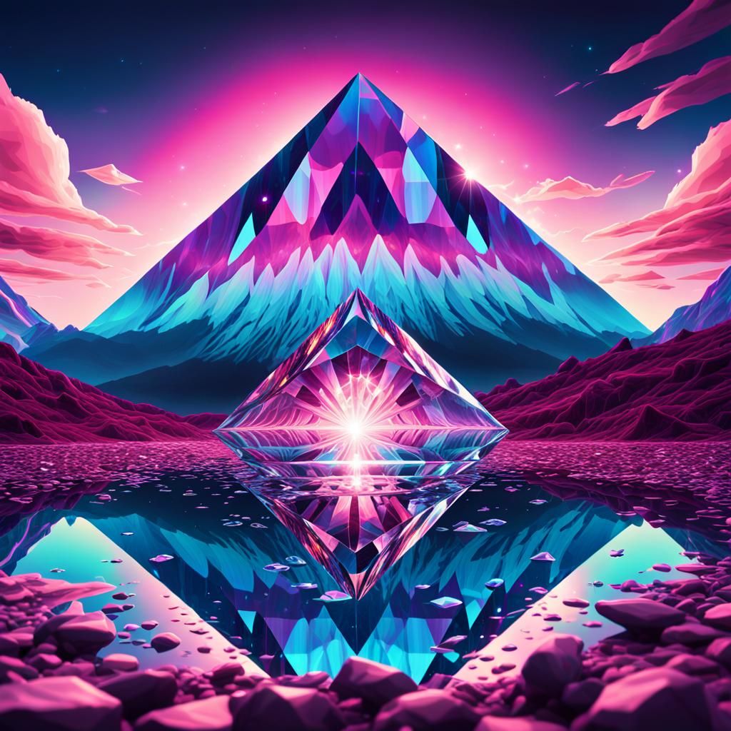 Luminous Diamond in a Cosmic Astral Environment