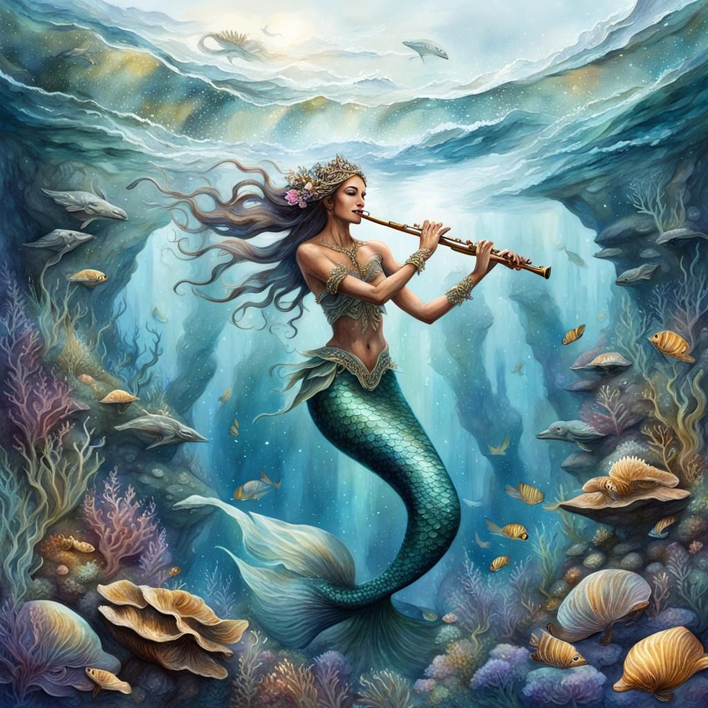 The Mermaid and the flute