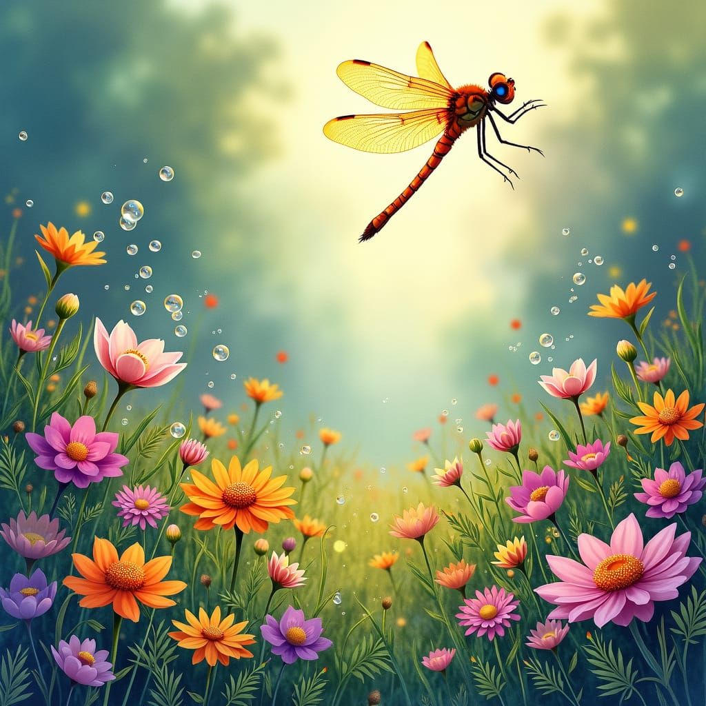 A beautiful field of flowers, a field of vibrant colour diff...