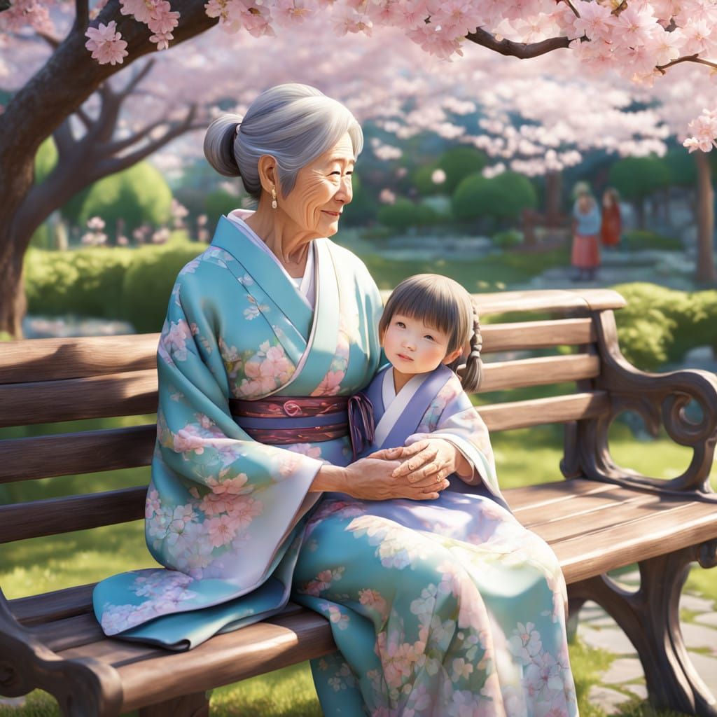 Warm Heartfelt Moment of Interconnected Generations