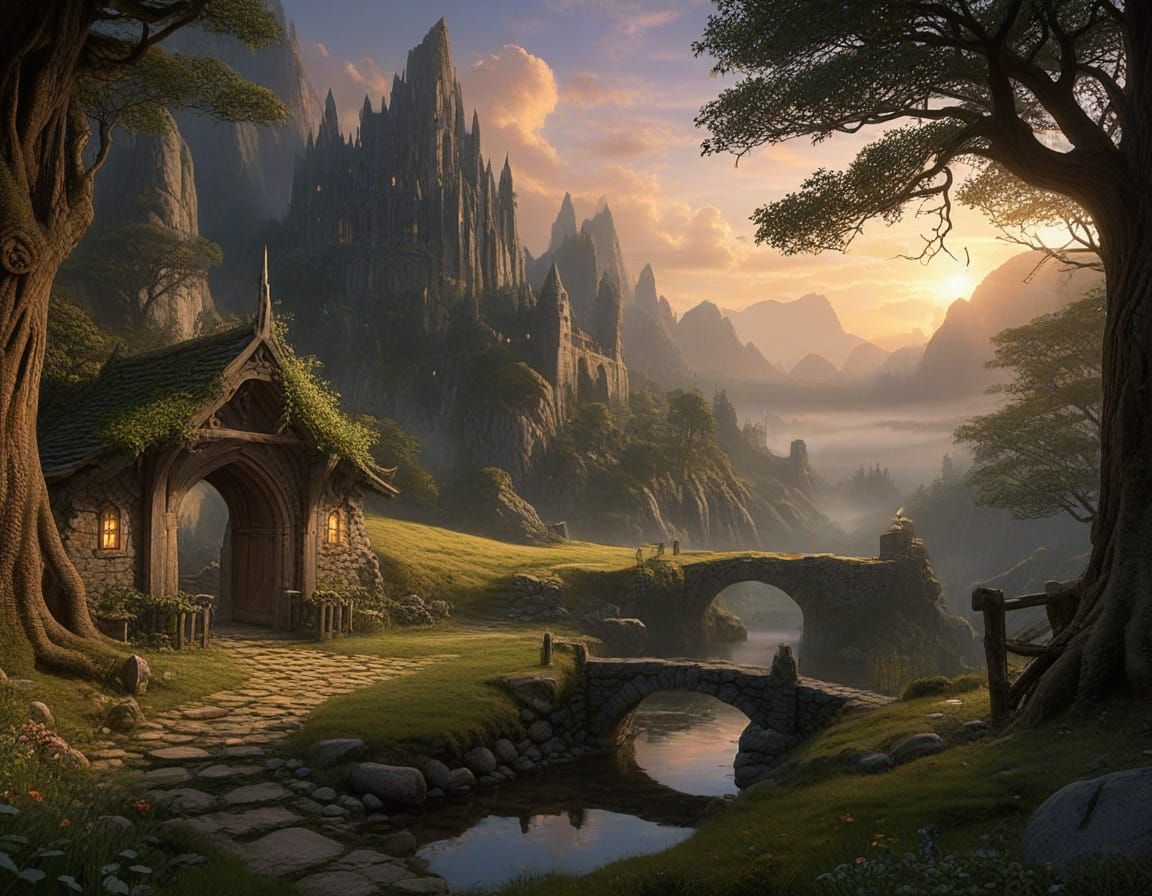 Forgotten Eregion's Last Echoes: A Hauntingly Beautiful High...