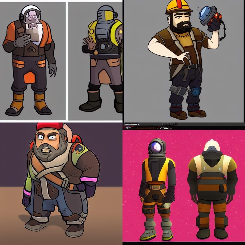 TF2 Engineer and Dwarf Fusion in Space