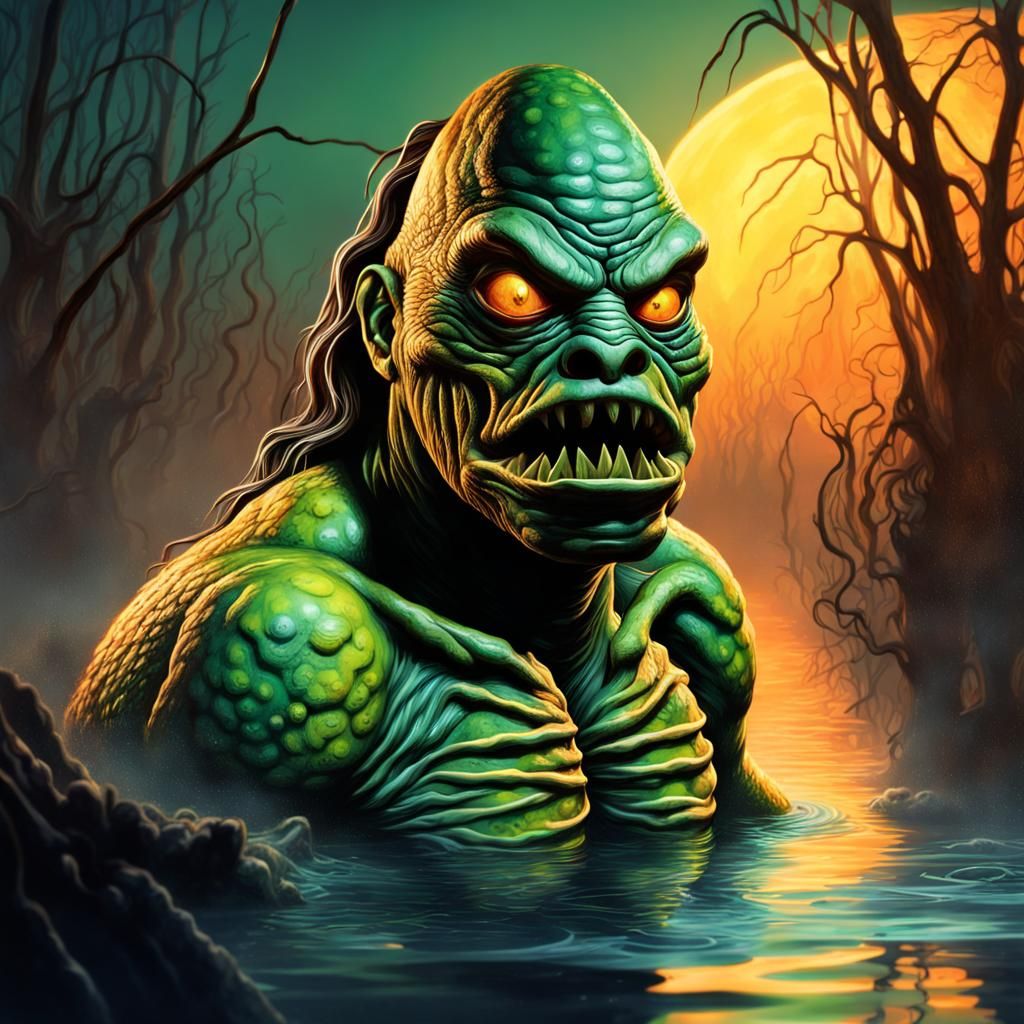 Creature from the Black Lagoon Jack O'Lantern