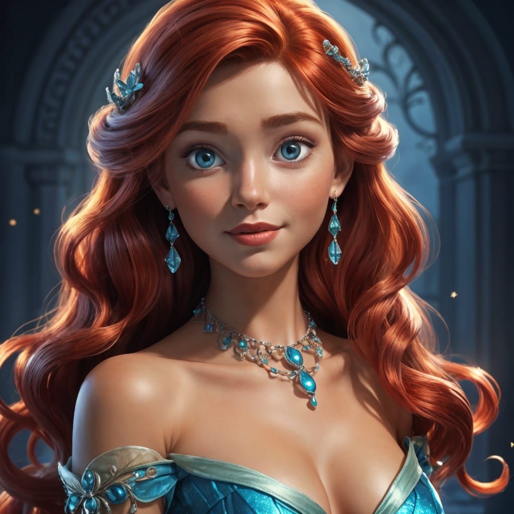 Ariel: 3D Portrait of a Disney Princess