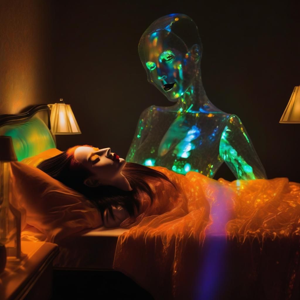 Holographic Manson in Klimt Nightmare