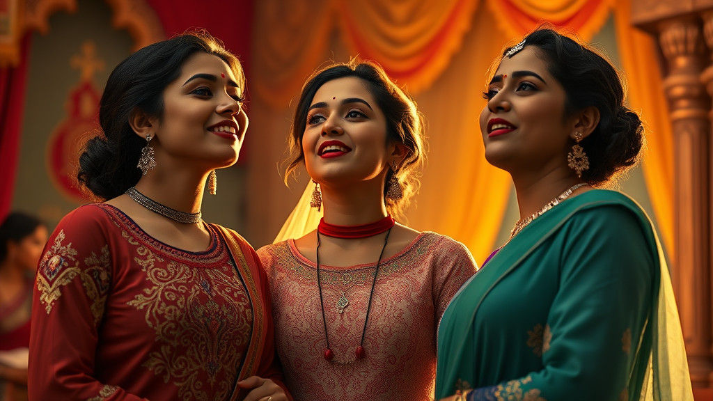 Harmonious Ladies Singing in Aligarh