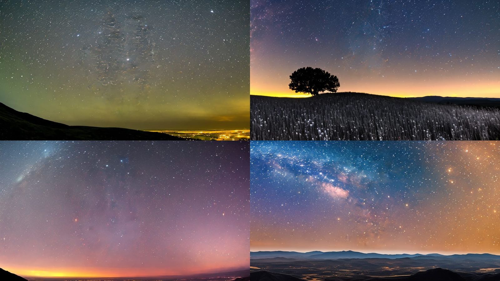 Nebula Starry Night Sky 4K Background