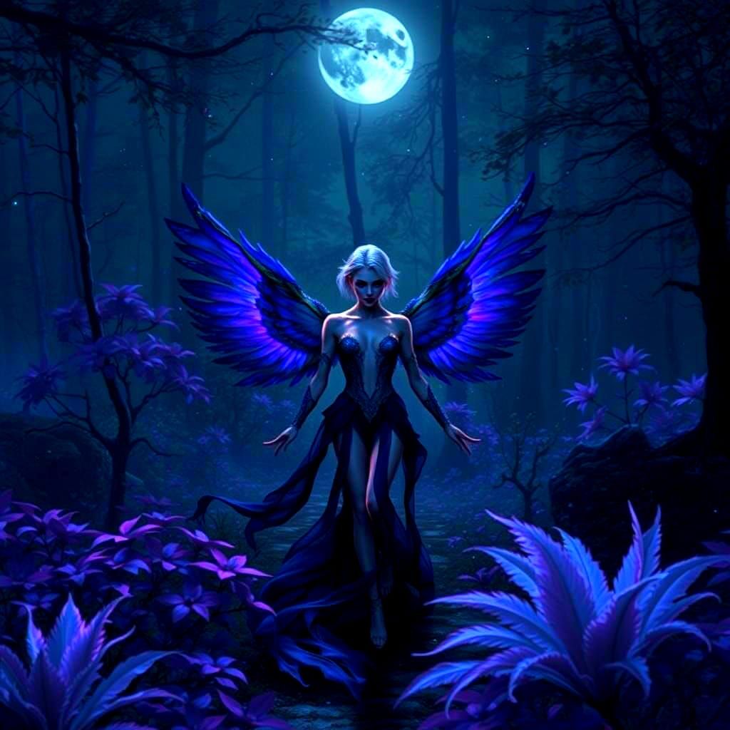 Fallen Angel Seeks Lover in Bioluminescent Twilight