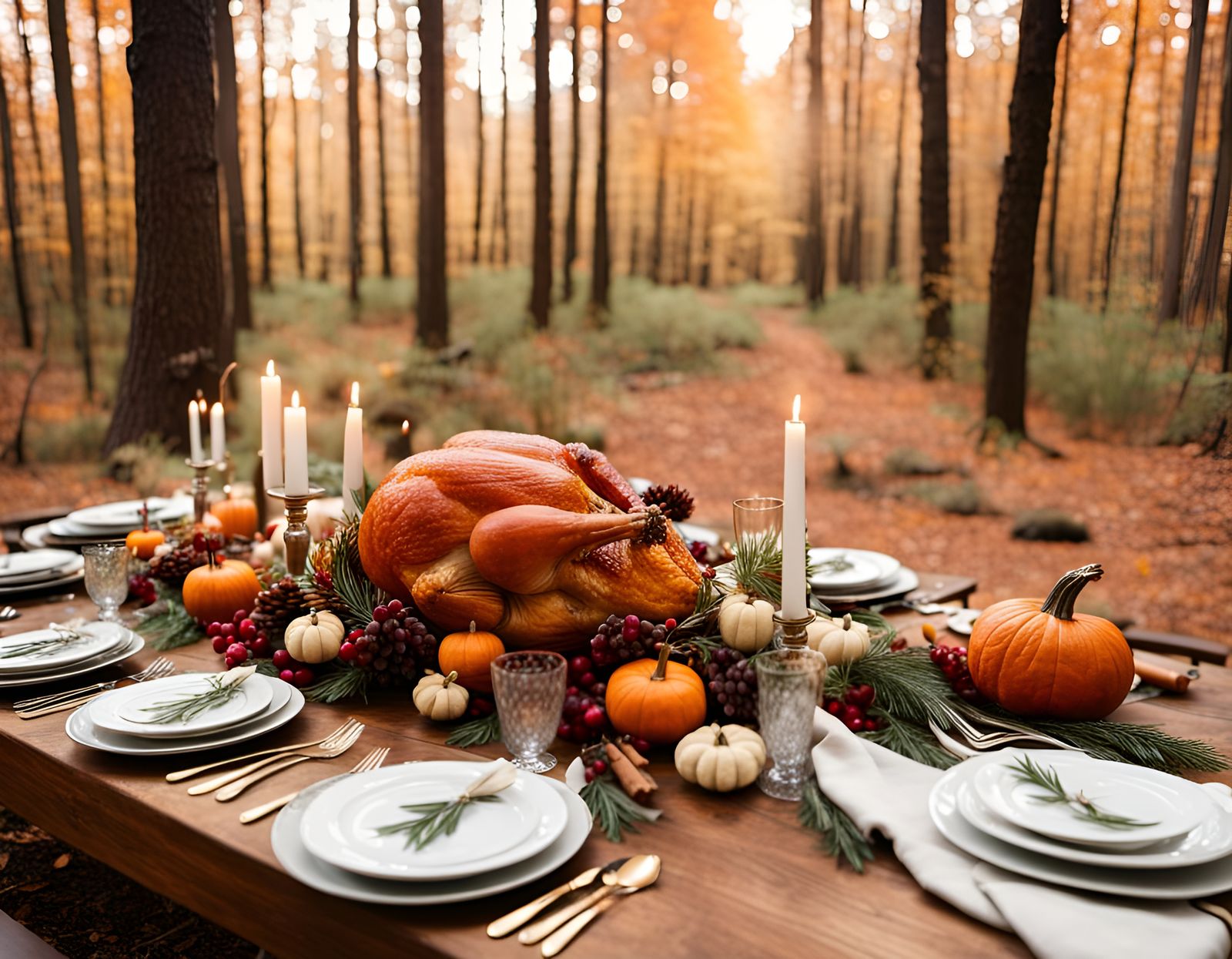 Thanksgiving Feast in Enchanted Forest