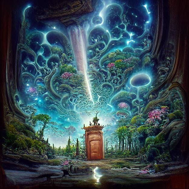 Enchanting Magic Portal to Another Dimension