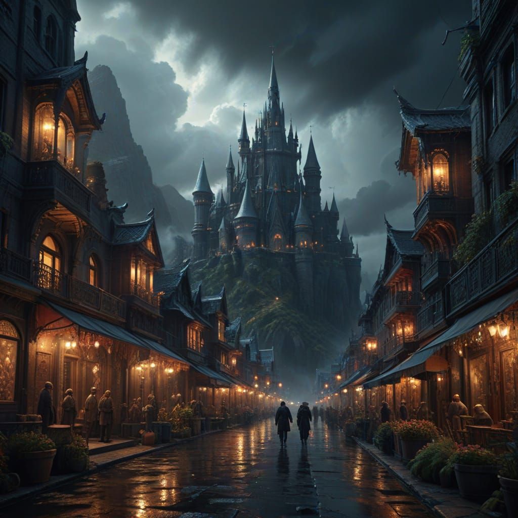 Surreal Fabric Epic in a Maximalist Digital Style