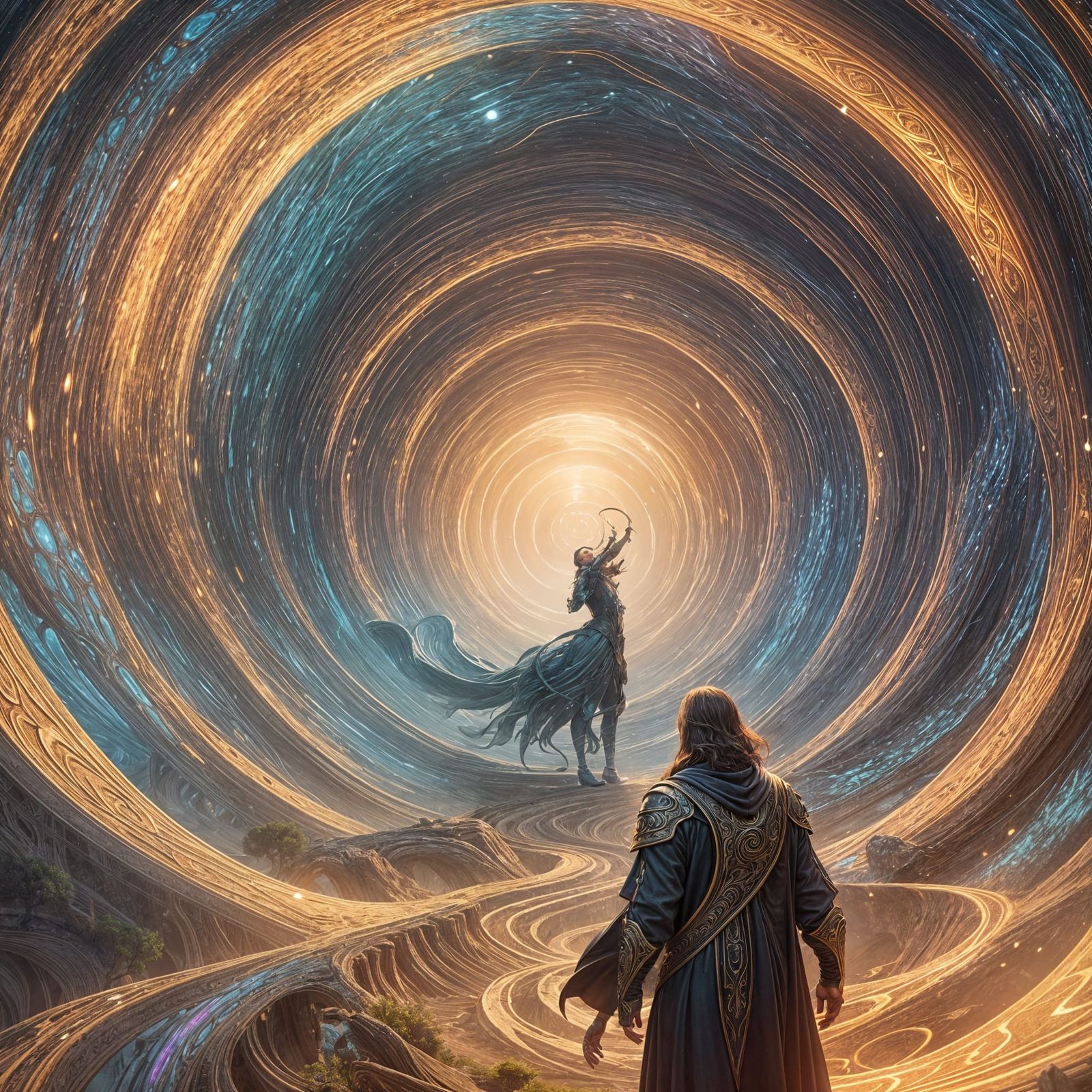 Smooth, Relaxed Movement in Detailed Matte Painting