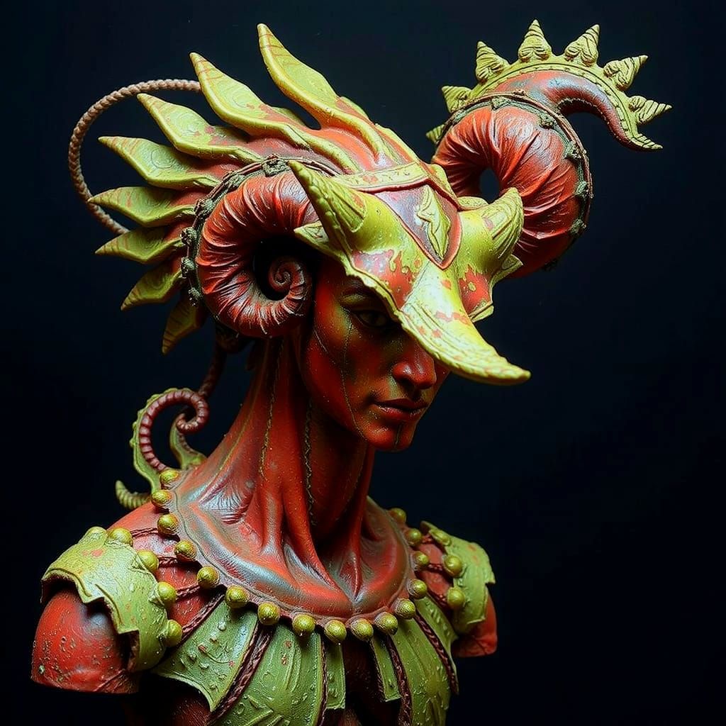 Vibrant Swirls of Red and Crimson Abstract