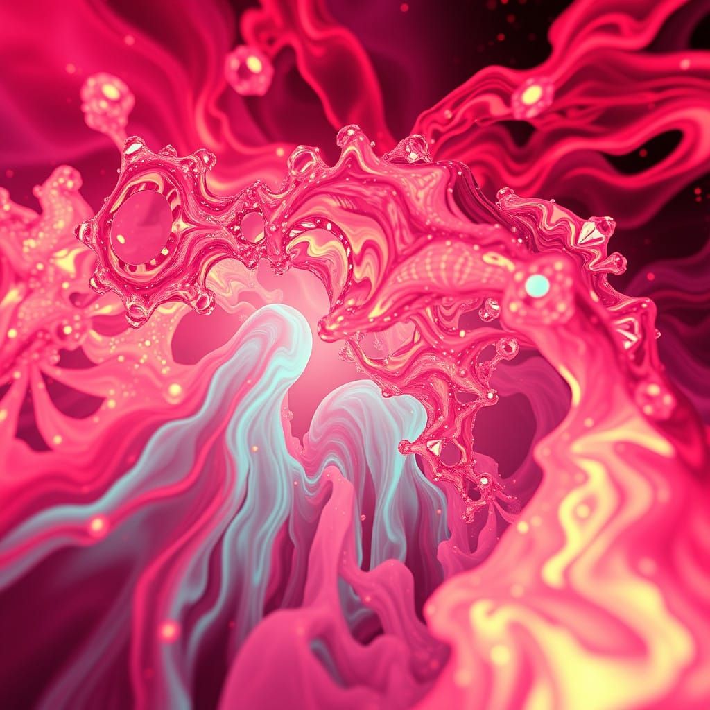 psychedelic studio-quality photograph of a FLOW. Incorporate...
