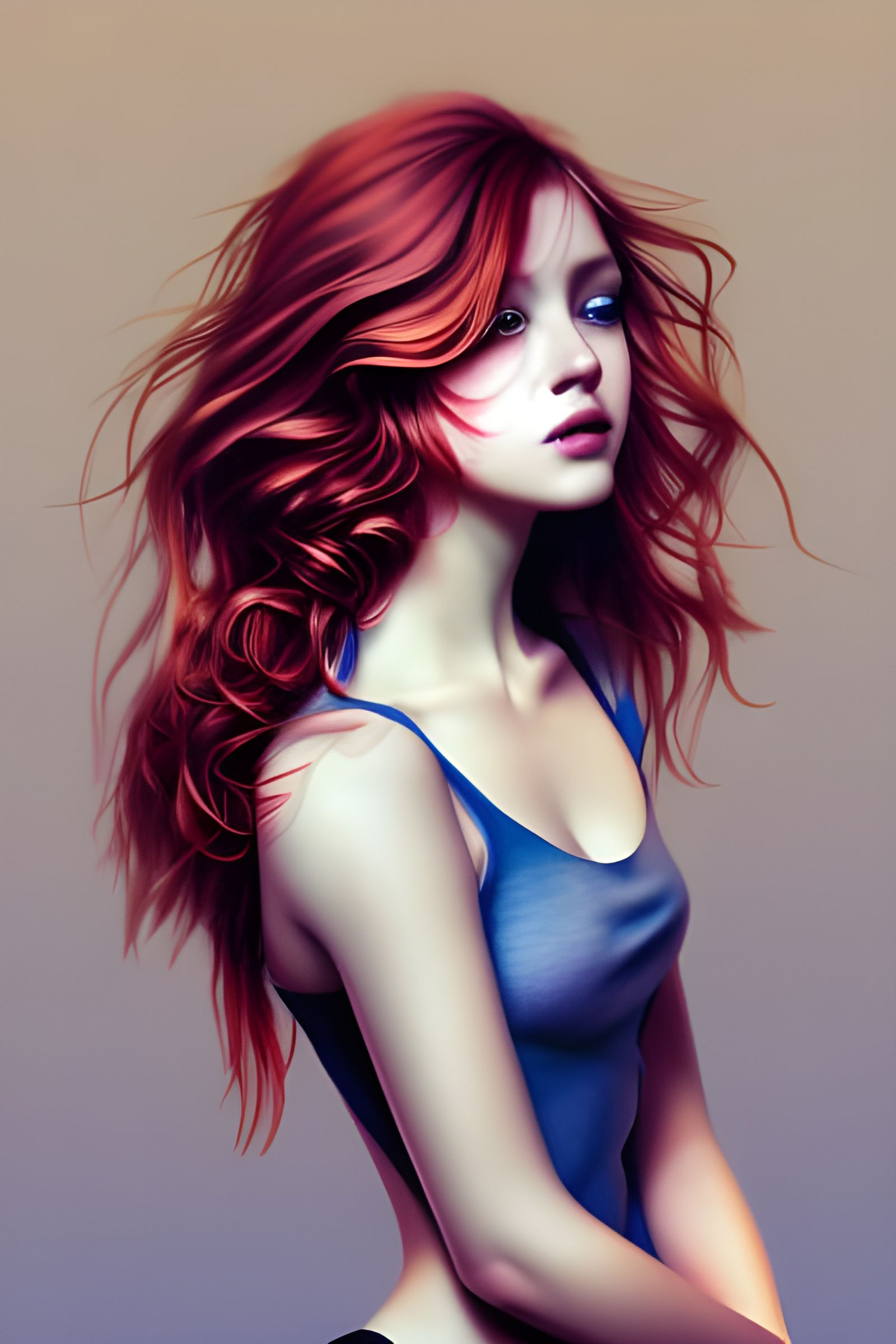 Beautiful Skinny RedHead Tenager Girl