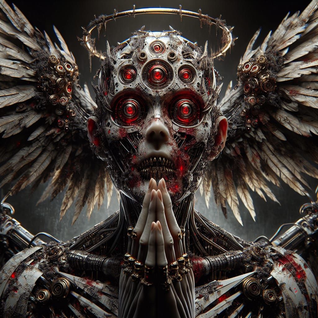 Demonic Entity Portrait: Penance in a Sci-Fi Occult