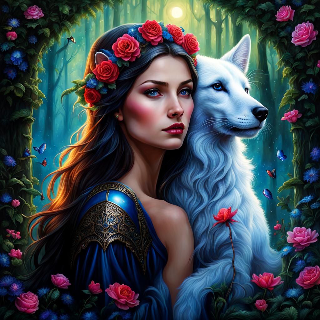 Enchanted Fantasy Dreamscape in Digital Art Style