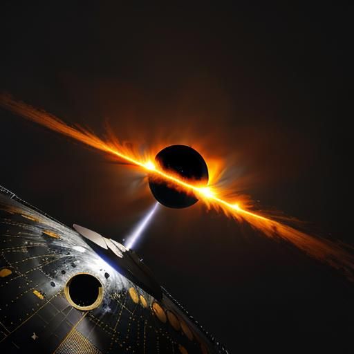 the probe launched into the black hole is sending fascinatin...