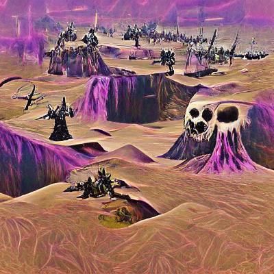 Desolate Post-Apocalyptic Landscape