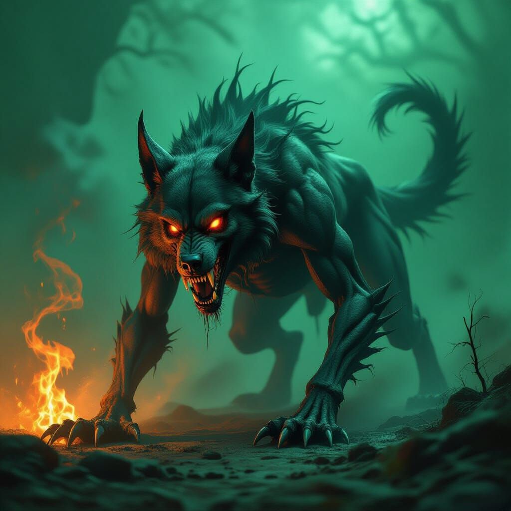 Terrifying Demon Dog Reanimated from the Abyss