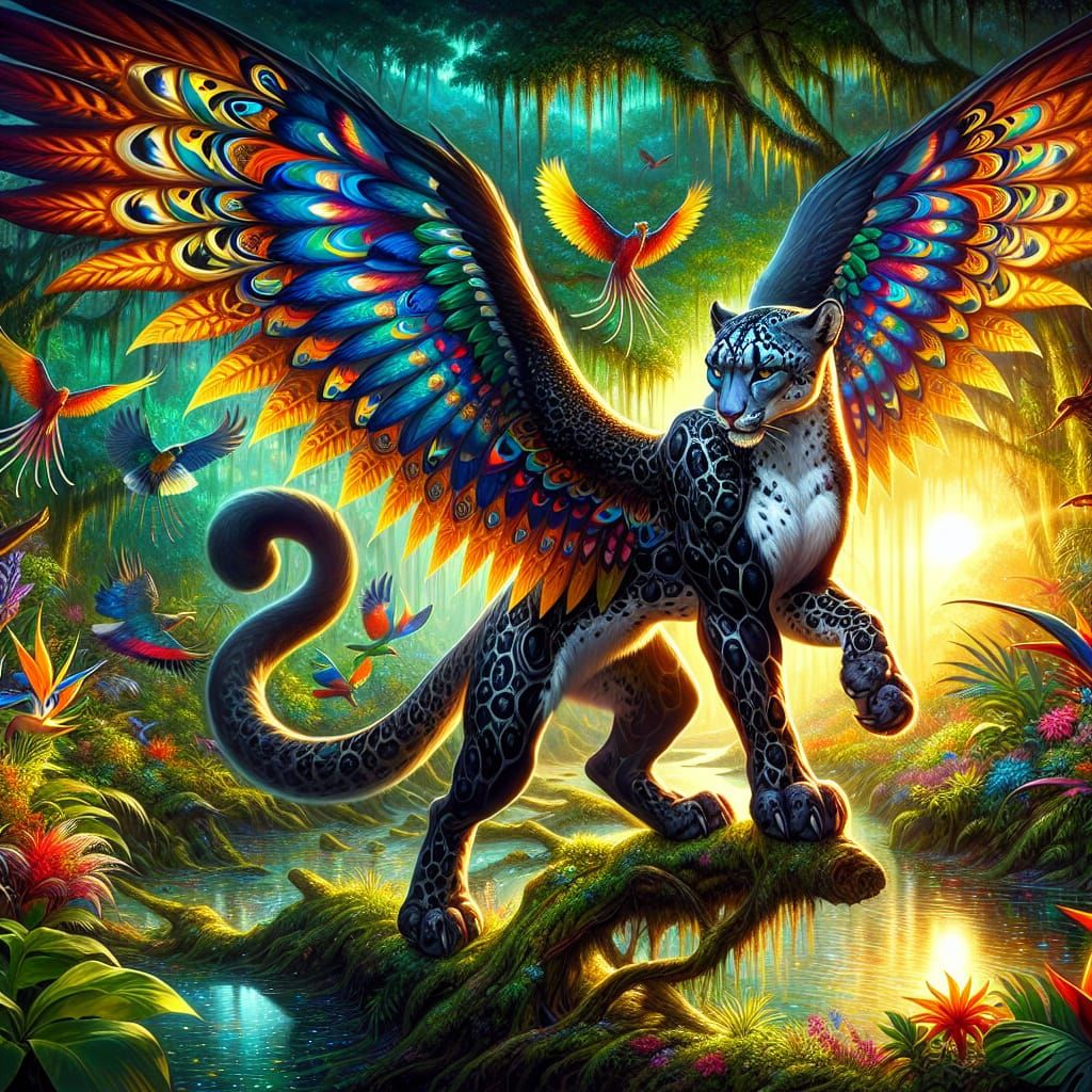 Snow Leopard - Eagle - and Panther