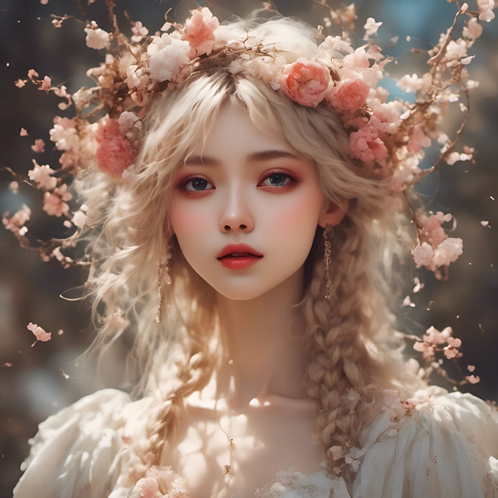 Hyperrealistic Portrait of a Beautiful Girl