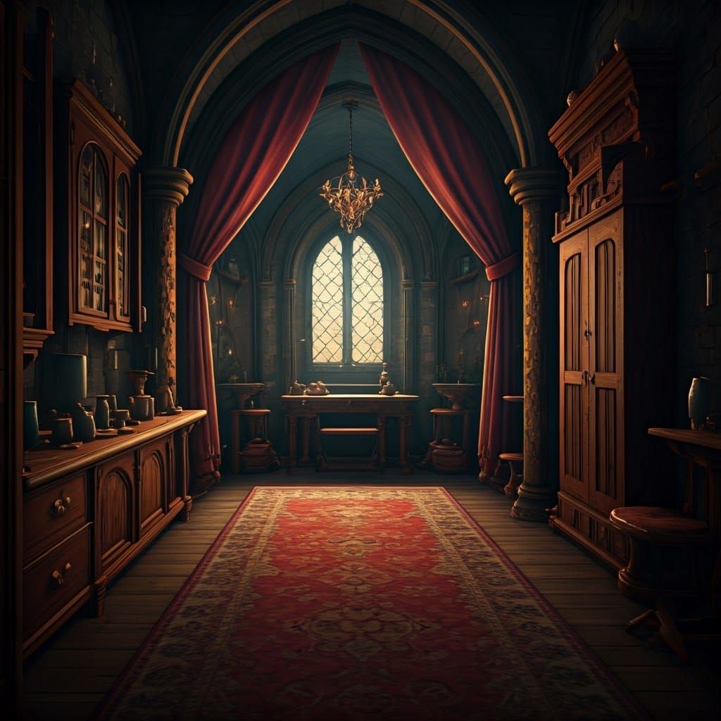 Mystical Zimmer in Meron: Whimsical Fantasy Scene