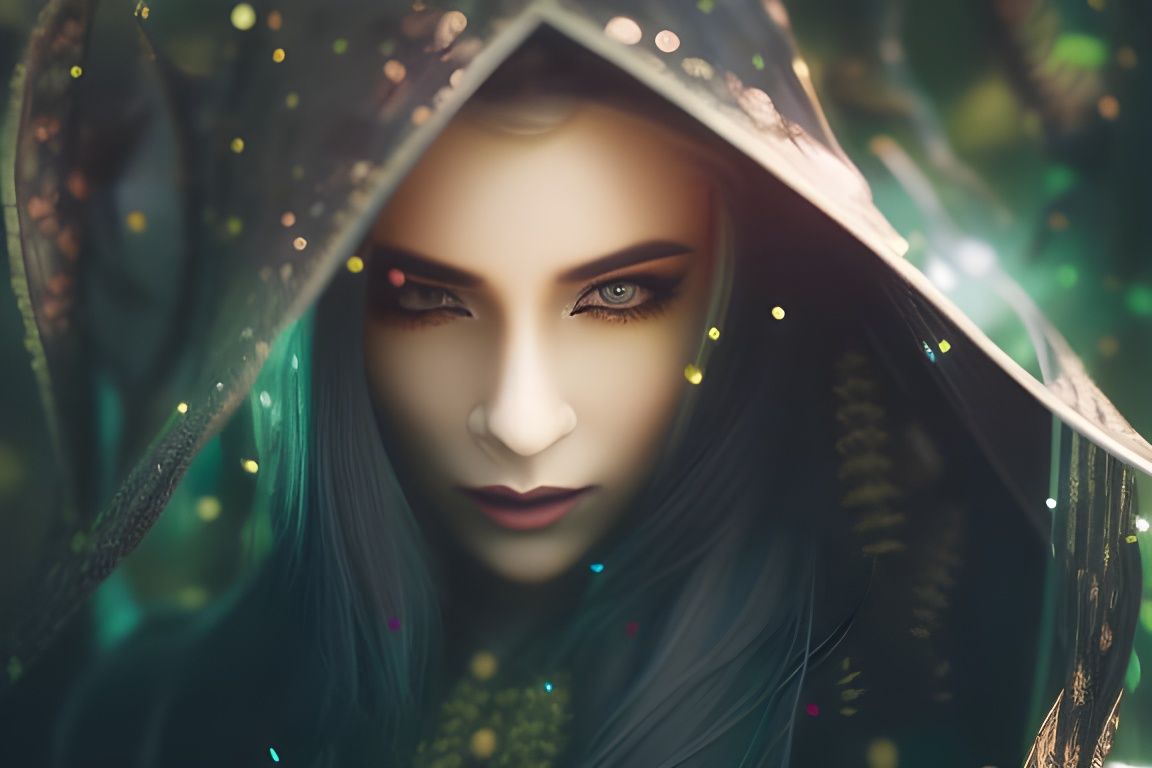 Stealthy Elven Rogue in Detailed Digital Art Style