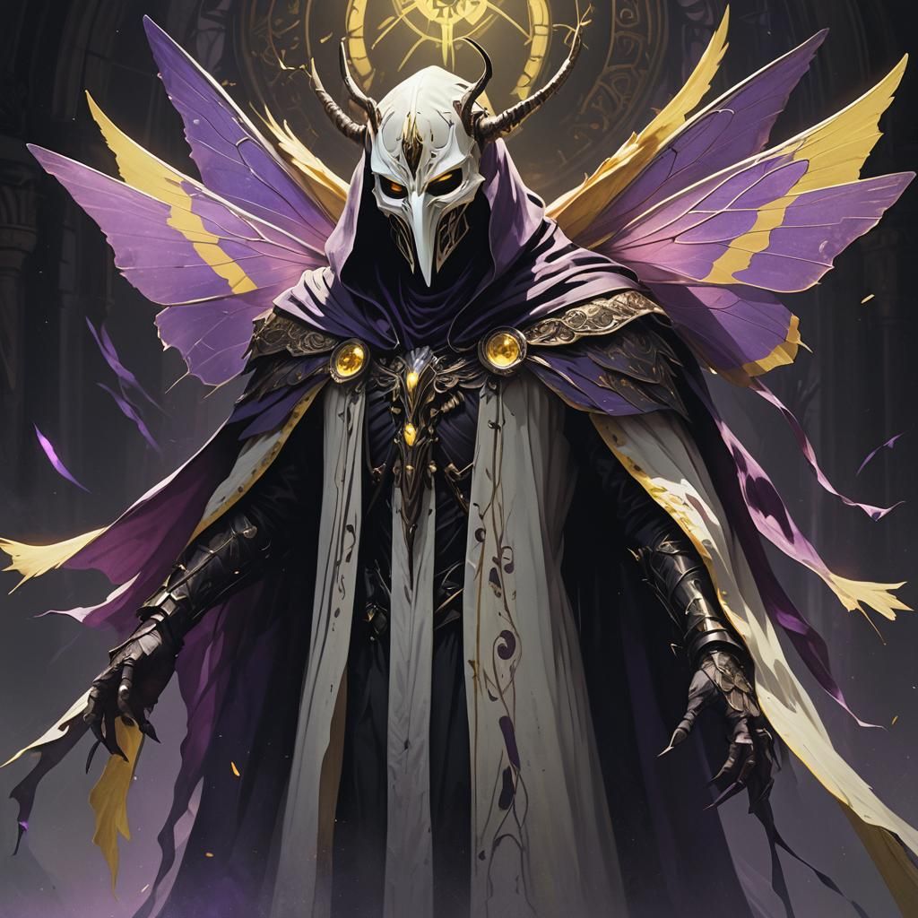 Ominous Bug Creature in Dark Fantasy Concept Art