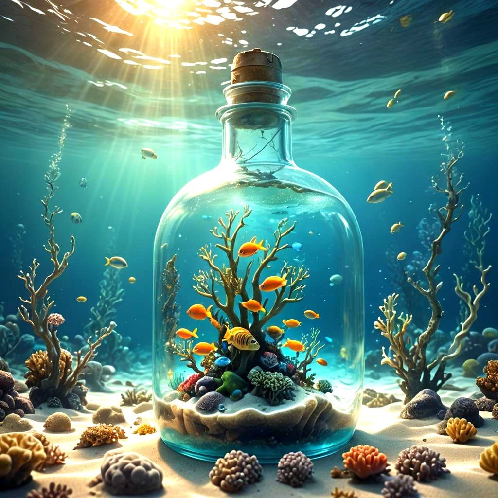 Coral Reef in a Bottle: Digital Matte Painting