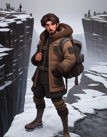 Brown Haired Man, Icepunk