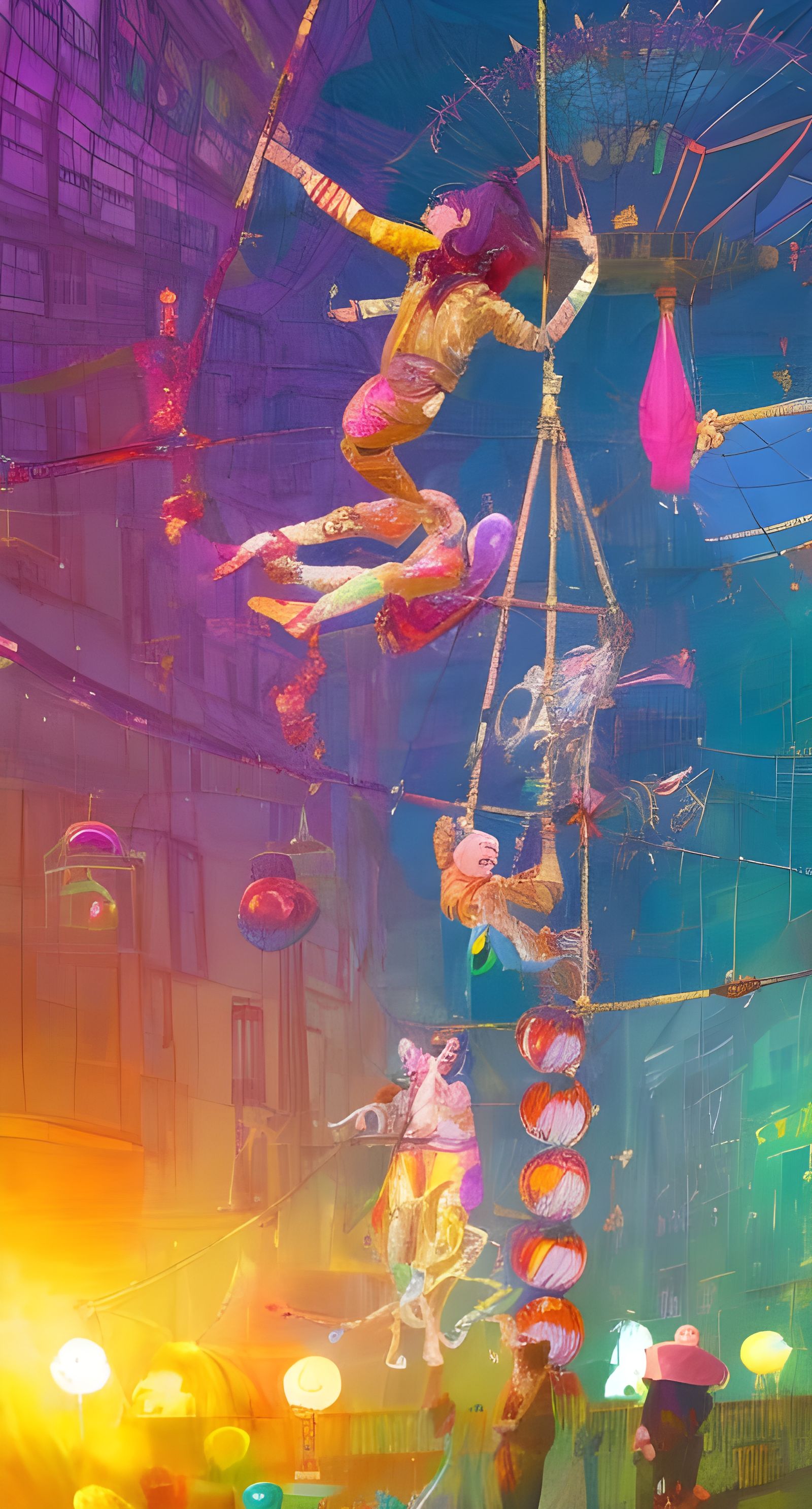 Colorful Circus Carnival 02 ~ prints @Redbubble