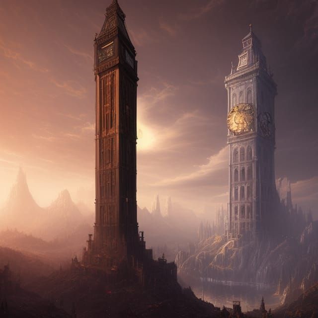 Towering Clocks in the Land of Time