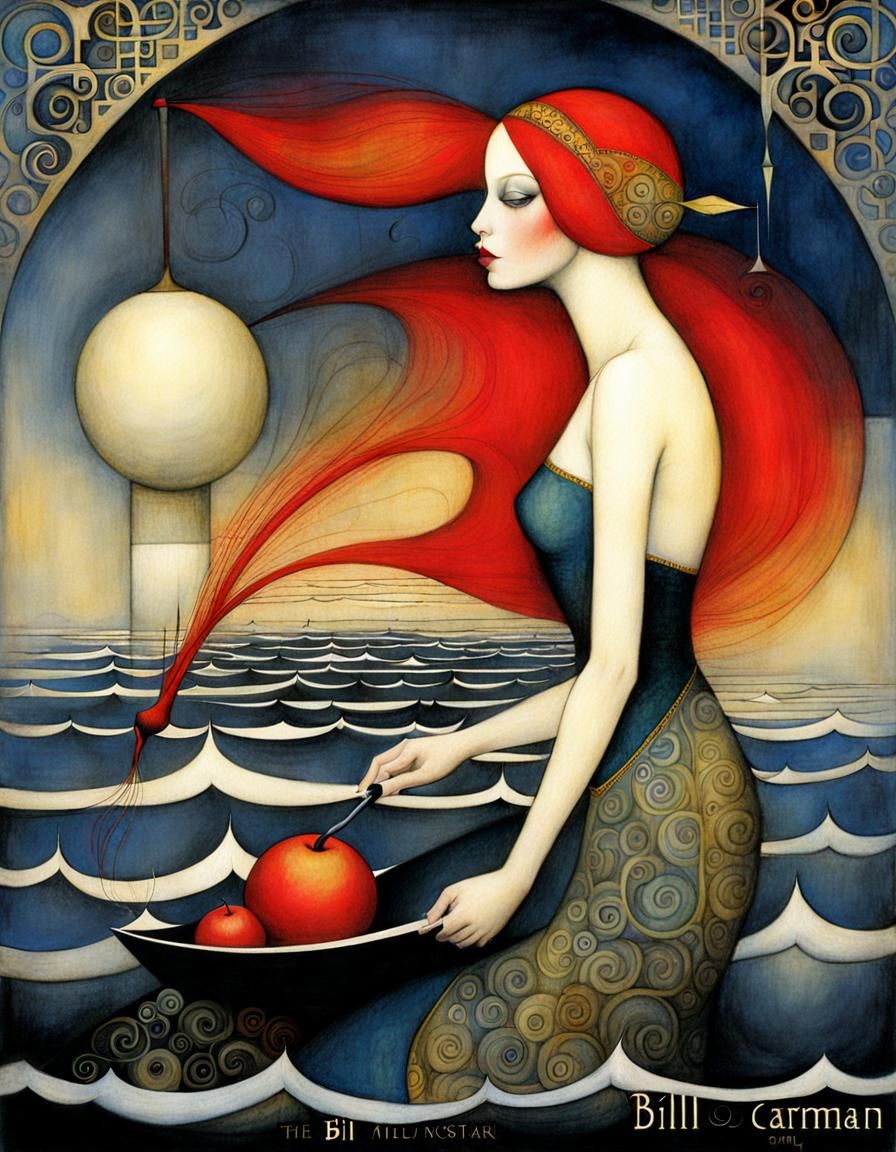 AI Art Inspired by Bill Carman's Style