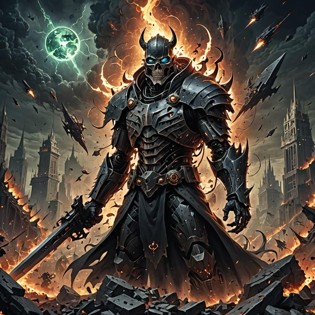 Evocative Image of Destruction and Overwhelming Power