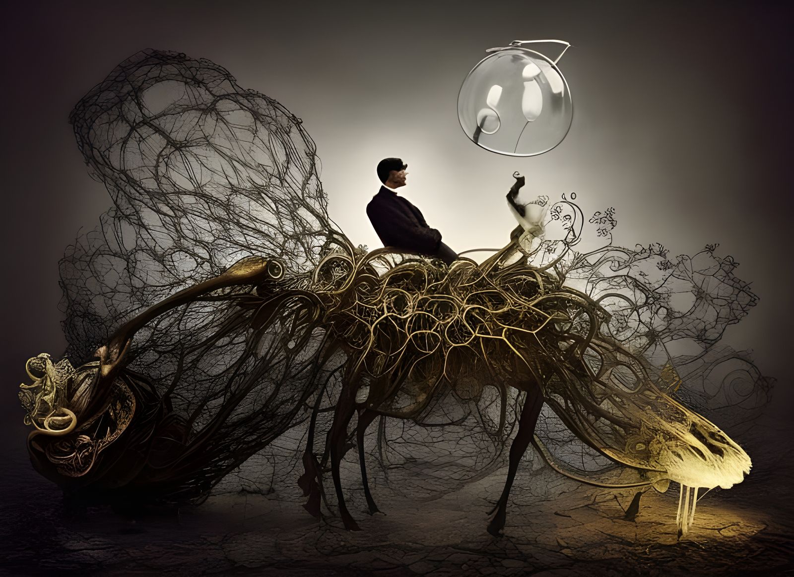 Eldritch Movie Scene Inspired by Kafka's Metamorphosis