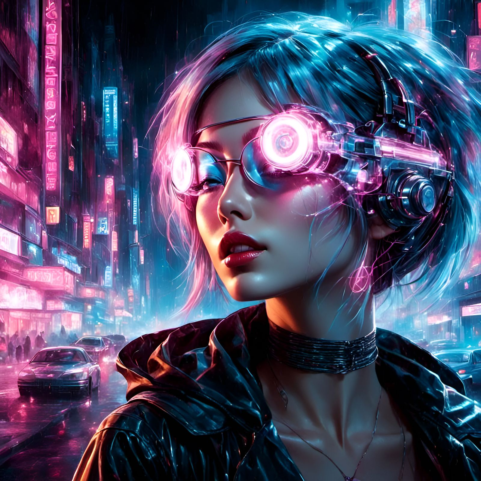 Cyberpunk girl