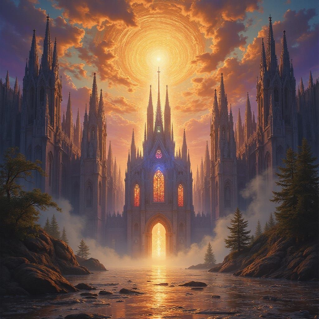 Ethereal Cathedral Radiates Stormlight and Opal Flames in Ro...